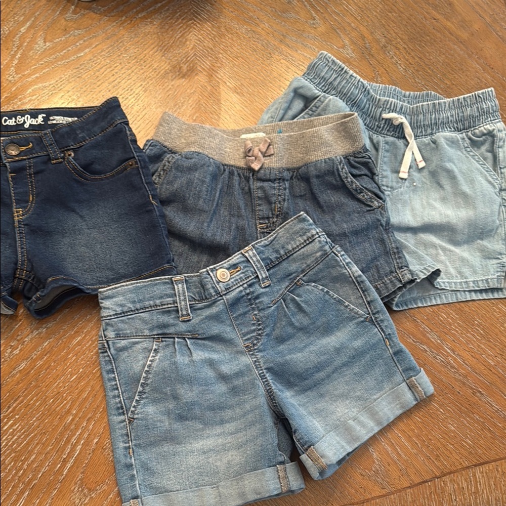 Kids Blue Denim Shorts Bundle